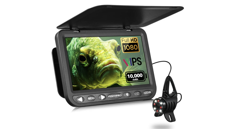 FishPRO 7 Inch HD 1080P Fishing Camera with 10,000 mAh Li-Battery